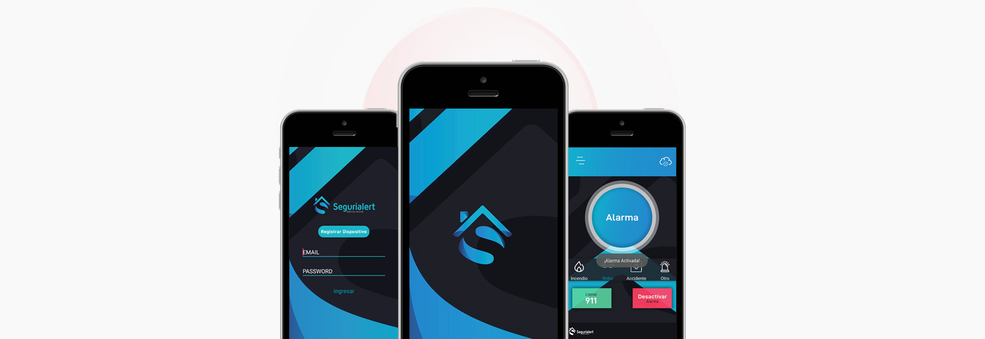Aplicación móvil Segurialert, hecho por XIOT, seguridad en comunidad